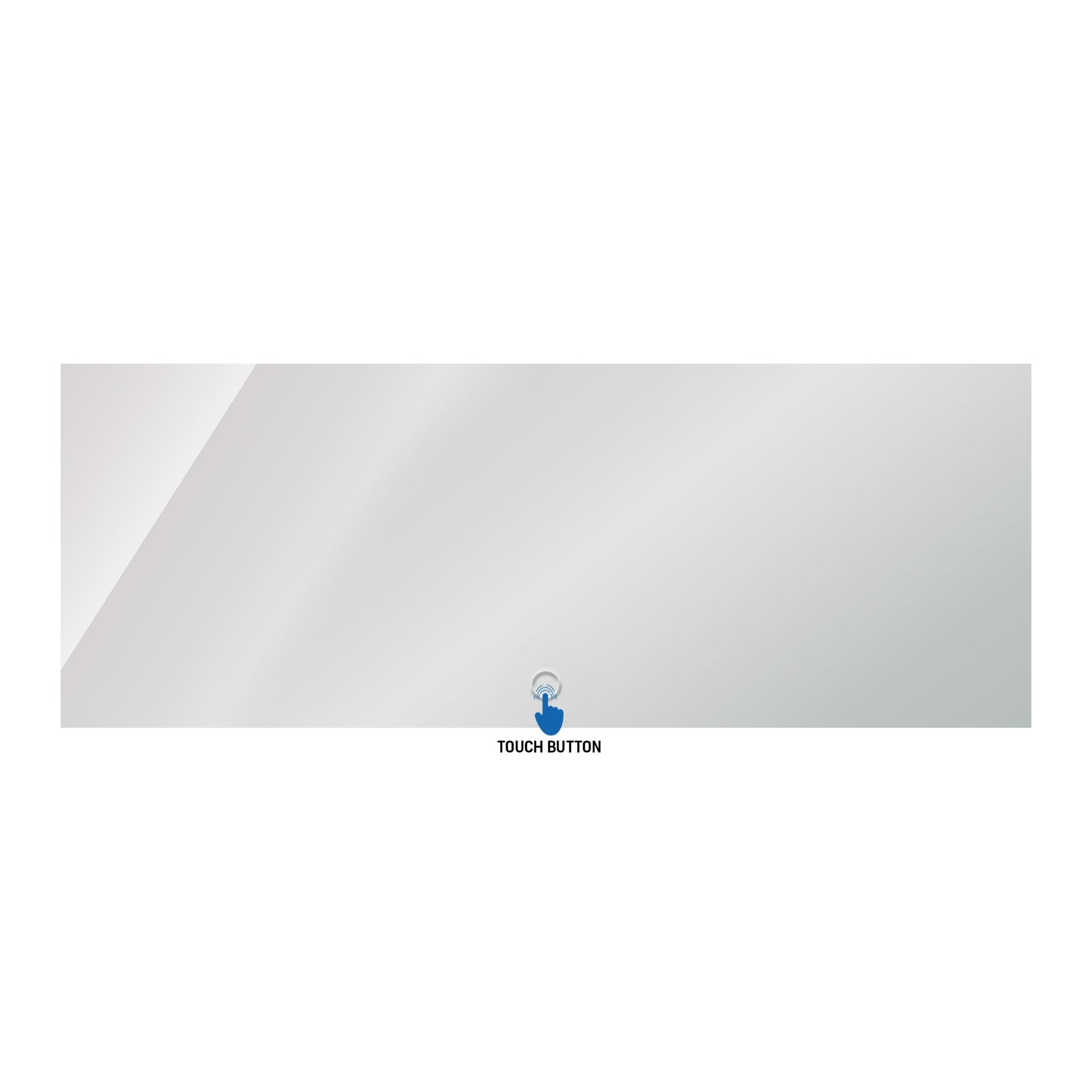 Creavit Aloni Miroir BWS Queen 160X60cm éclairage LED