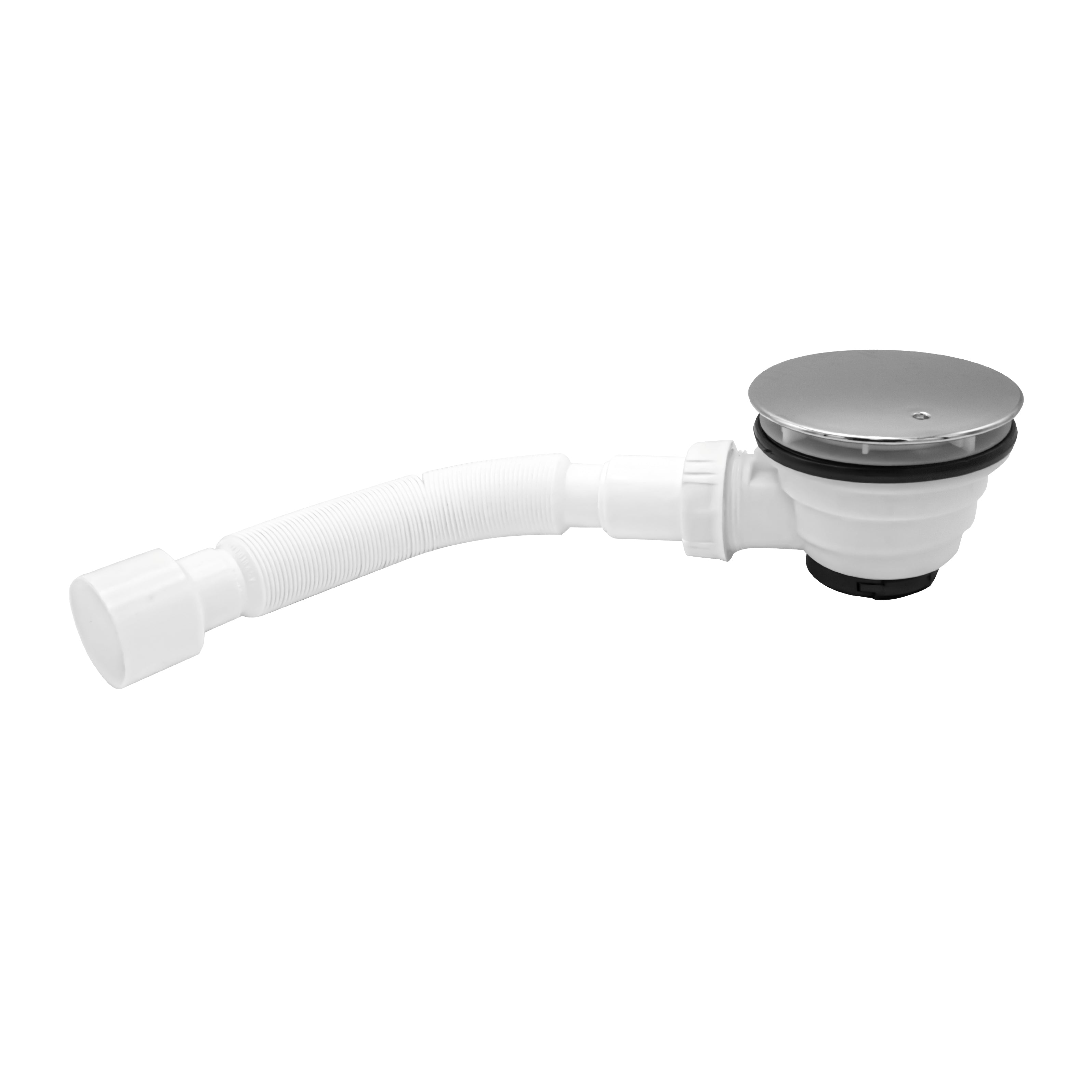 SIPHON DE DOUCHE 90CM-Ø50CM CHROMÉ