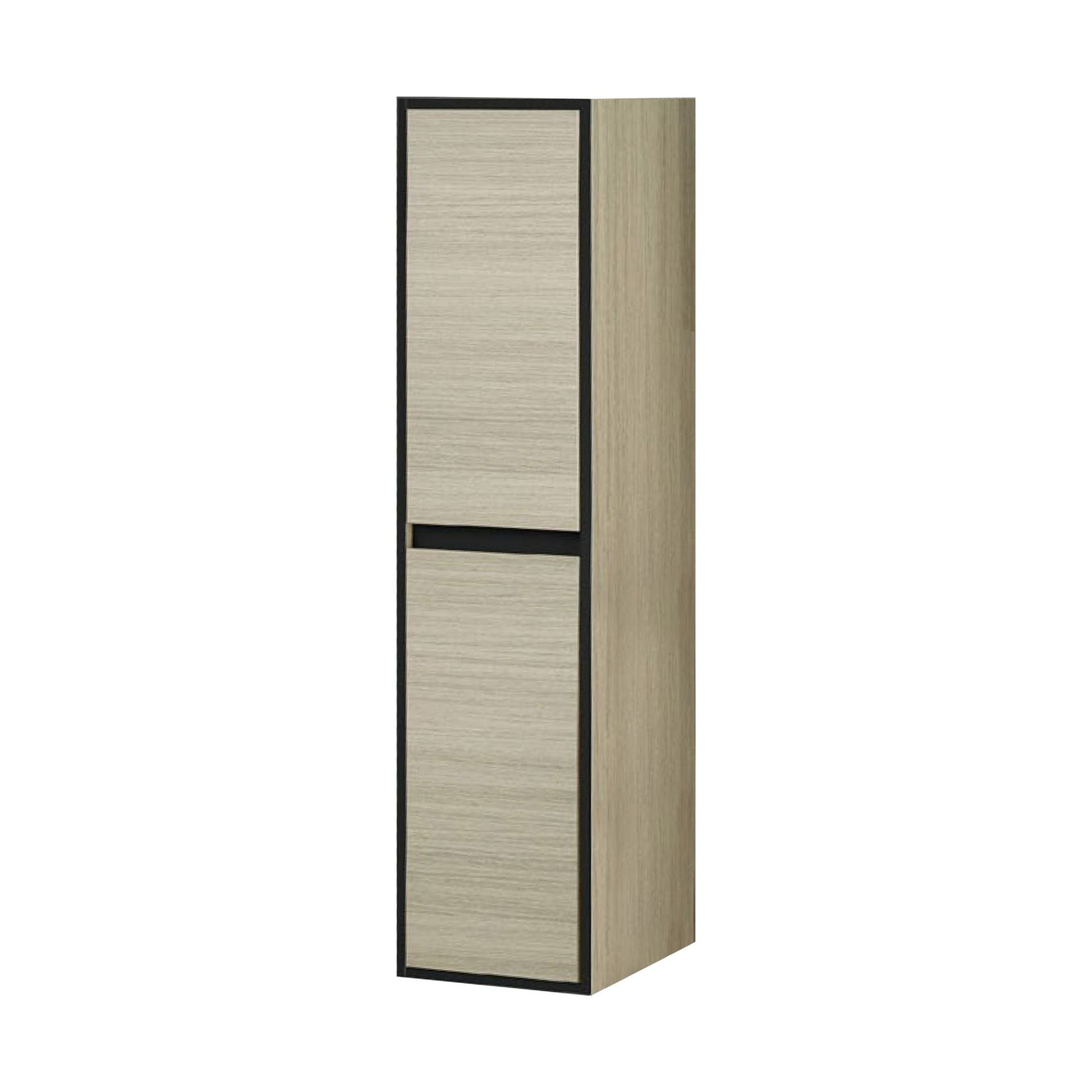 Retro Meuble Colonne 120cm Brun Clair