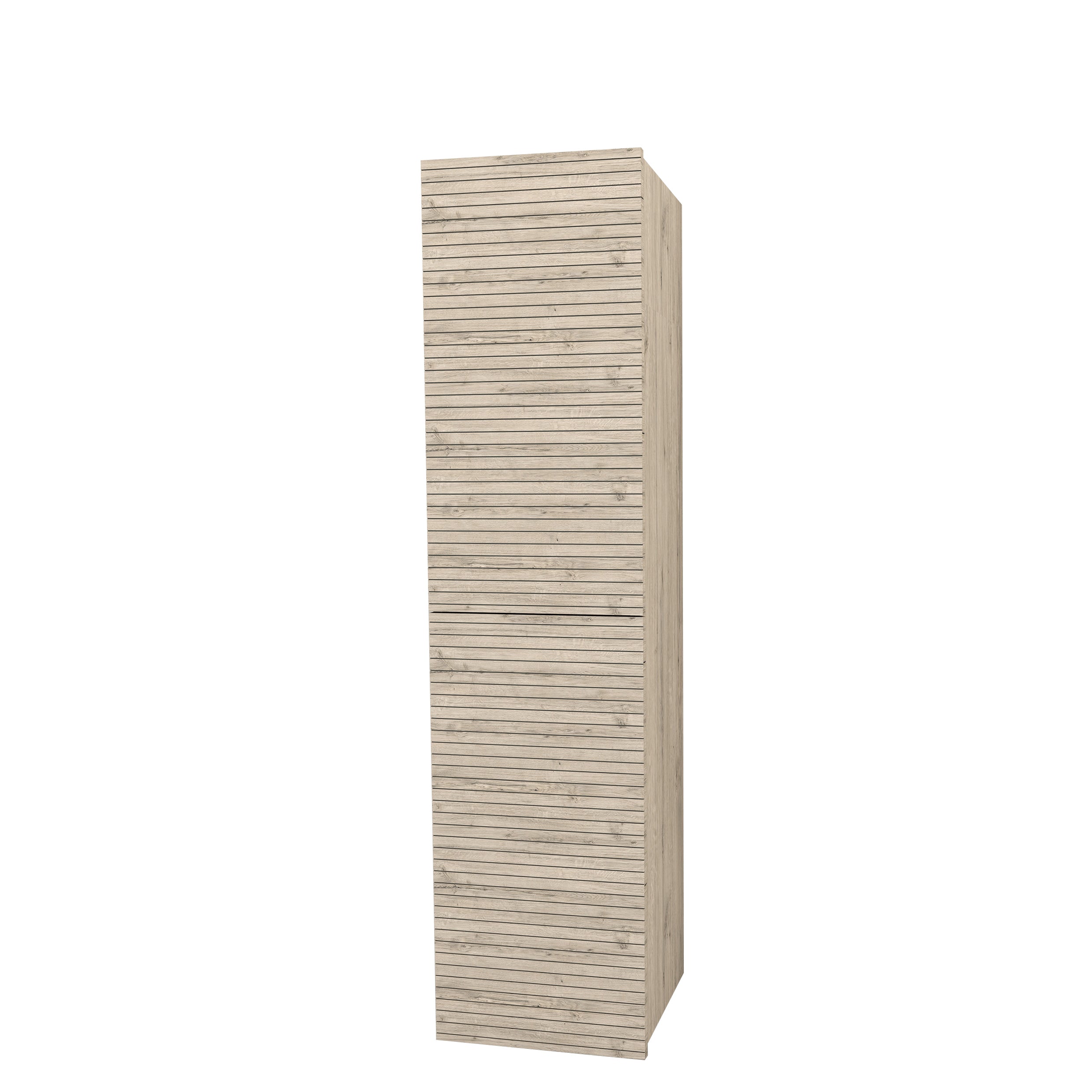 Elite Meuble colonne avec relief Horizontal Bois Clair