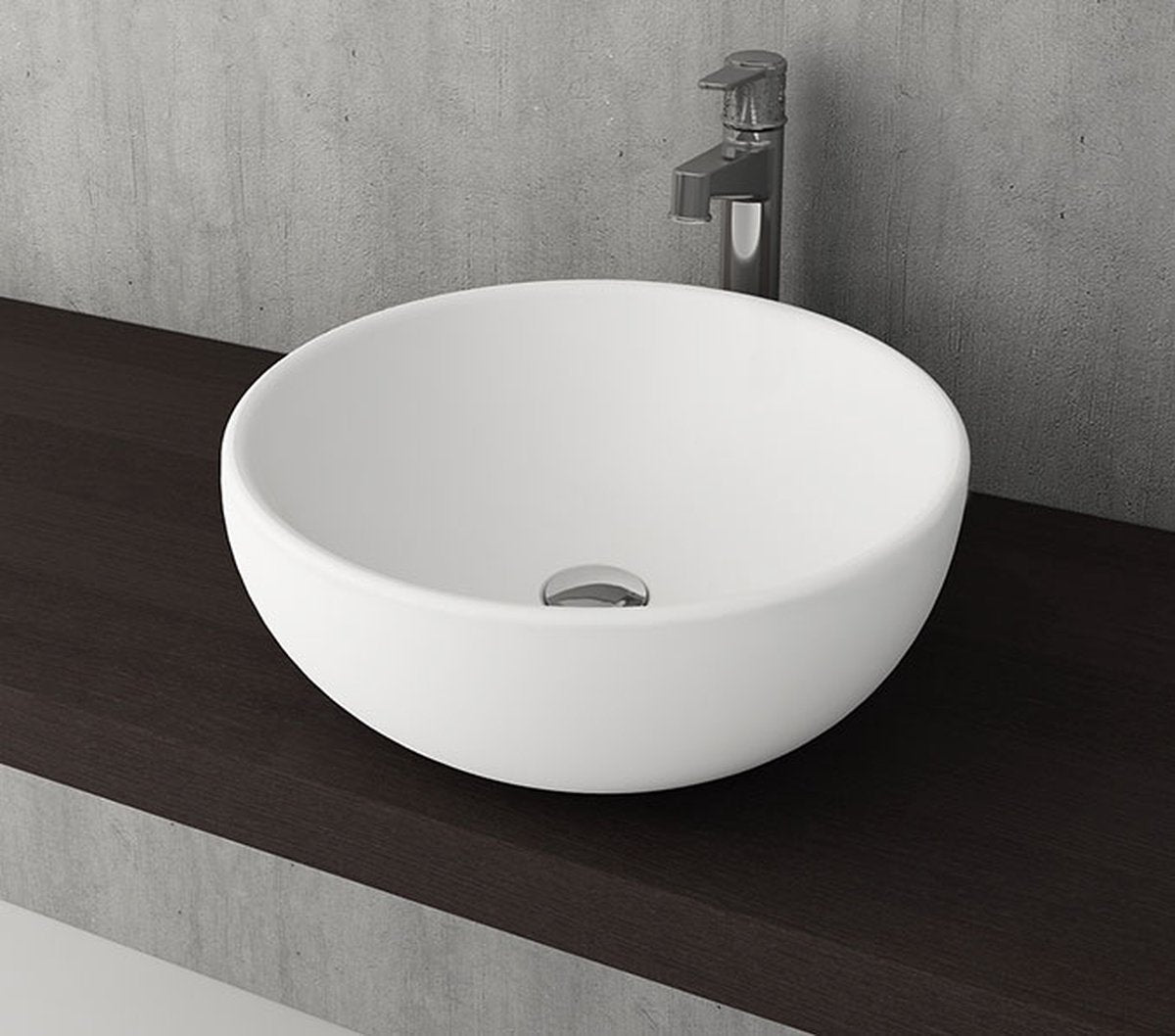 Bocchi Venezia design lavabo Sans Trou de Robinet Ø45cm