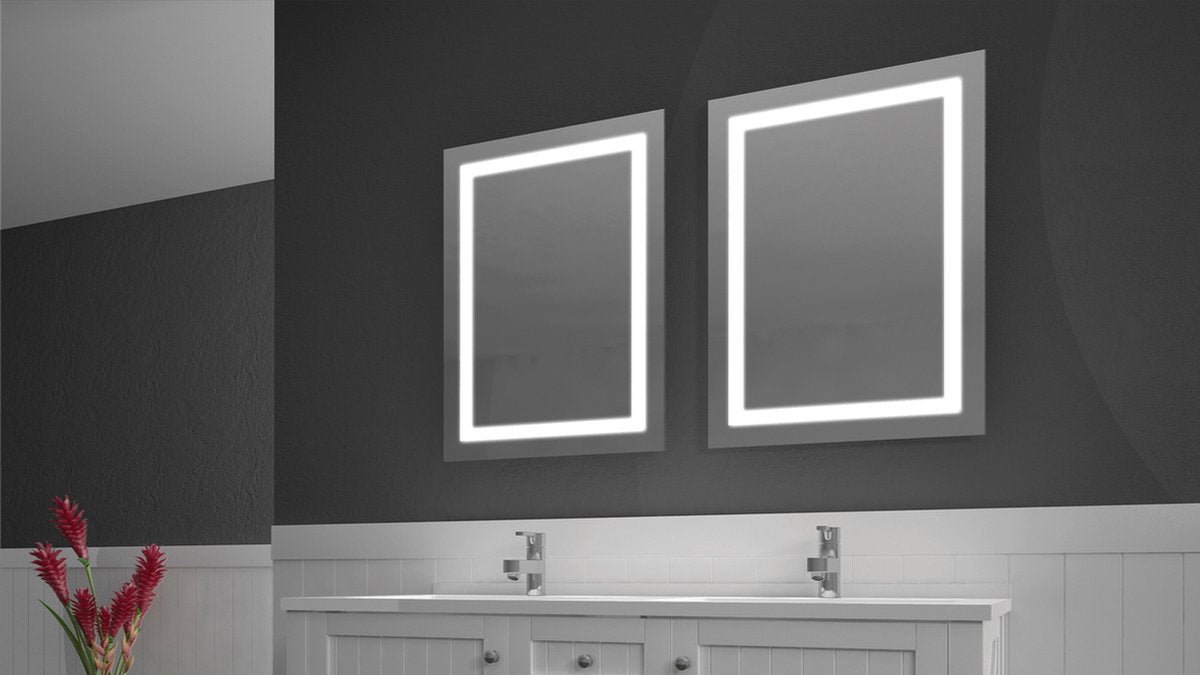 Aloni Miroir BWS Queen 120X60cm éclairage LED Autour de Boss & Wessing Queen