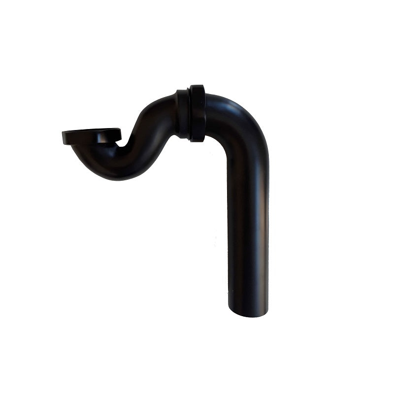 Siphon vertical pour baignoires anciennes CRAWLEY, noir